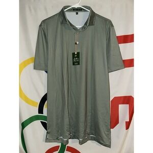 NWT Southern Point Co Golf Polo Shirt Medium Green Stretch Performance
